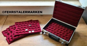 Alu Münzkoffer für 230 Stück Münzen/Medaillen wie z.B 2 € Münzen in Kapseln-NEU! - Bild 1 von 13