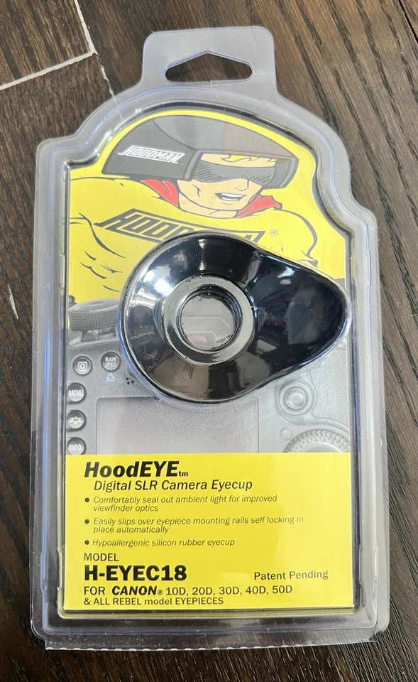 Hoodman HoodEYE H-EYEC18 Digital SLR Eyecup for Canon Rebel 10D 20D 30D 40D 50D - Image 1 of 4