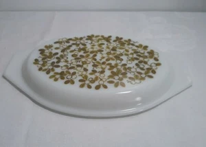 Pyrex Verde Green Oval Casserole LID ONLY 945C 21 Replacement - Vintage - Picture 1 of 14