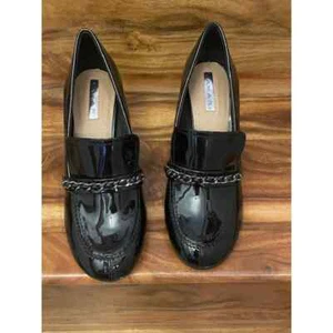 Tahari Größe 8 Loren schwarze Lacklederschuhe neu ohne Etikett - Bild 1 von 9