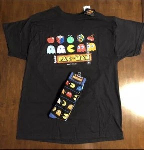 Licensed Rubik’s Pac-Man T-Shirt, Socks Gift Combo Video Game Pacman - Picture 1 of 4