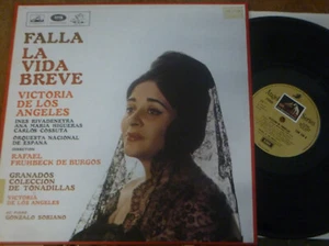 FALLA la vida breve - GRANADOS colleccion de tonadillas V. DE LOS ANGELES / VSM - Picture 1 of 1