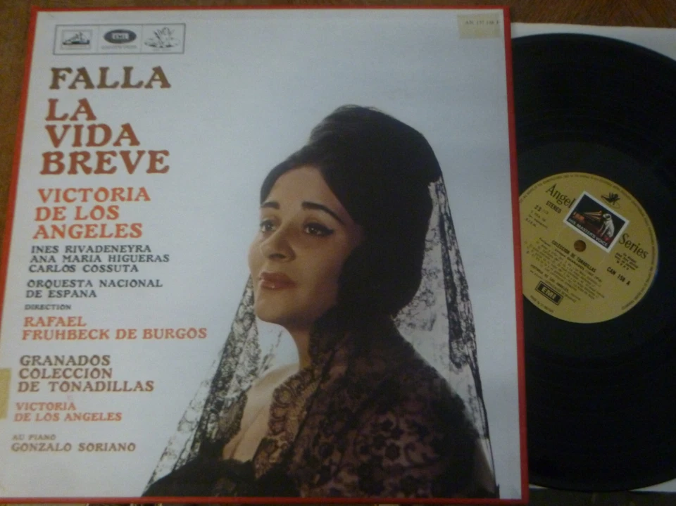 FALLA la vida breve - GRANADOS colleccion de tonadillas V. DE LOS ANGELES / VSM - Image 1 of 1