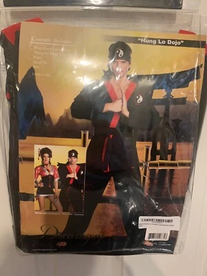 Nuevo Dreamguy Karate Artes Marciales Colgado Lo Dojo Disfraz Adulto Talla XL Camisa Pantalones Foto 1 de 4