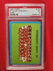 1963 Topps St.Louis Cardinals Team #157 PSA 5 - Picture 1 of 2
