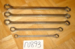 MAC TOOLS 5 PIECE SAE. BOX-END WRENCH SET 12 POINT 1/2 TO 1-1/16 INCH - Picture 1 of 10