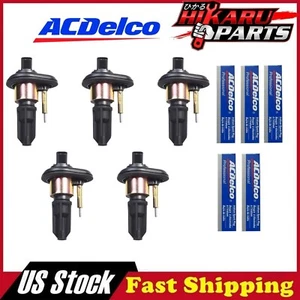 5x Spark Plug & 5x Ignition Coil for Chevrolet Trailblazer 4.2L - Picture 1 of 9