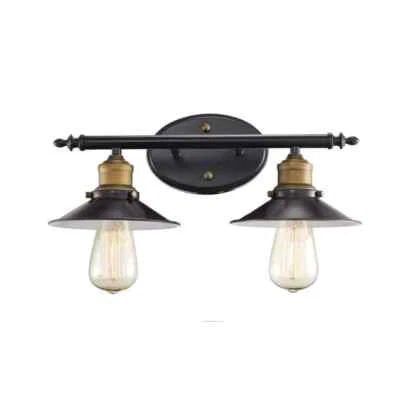 Bel Air Lighting Griswald 2-Light Oil Rubbed Bronze Vanity Light Fixture - Image 1 of 4
