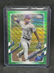 2021 Topps cromo verde refractor onda Adalberto Mondesi/99 Royals - Imagen 1 de 2
