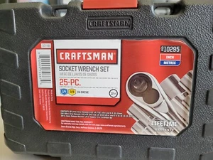 "EMPTY CASES - NEW Craftsman 25-PC 1/4" & 3/8" Drive Socket - Picture 1 of 3