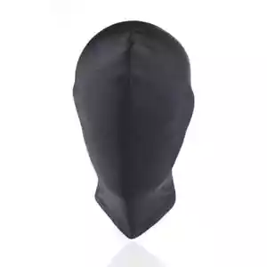 Full Face Mask Bondage Hood Fetish Sensory BDSM Slave Role-play Spandex Gimp - Picture 1 of 3