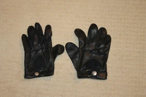 Guantes de Conducción Ralph Lauren Etiqueta Púrpura Negros Hechos en Inglaterra TALLA XL - Imagen 1 de 4
