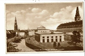 CPA Carte Postale-Danemark- Christiansborg Thorvaldsens Museum og Nicolai Taarn  - Picture 1 of 2