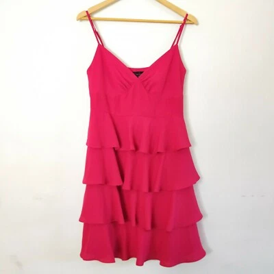 Patricia Field Womens Dress Size 10 Pink Cocktail Party Formal Knee Length [K16] - image 1 of 4