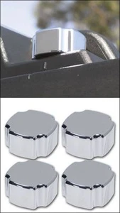 Hummer H2 & H2 SUT Smooth Chrome Billet Roof Rack Knobs, Set. - Picture 1 of 1