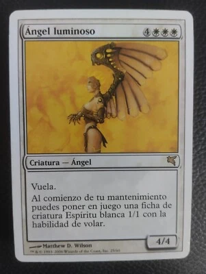 MTG LUMINOUS ANGEL (Ángel luminoso) VERY RARE SPANISH MP Salvat-Hachette 2006 - Image 1 of 4