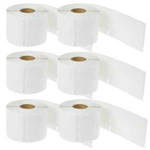 6 Rolls 2-5/16" x 4" Large Shipping Labels 30256 Fits Dymo LabelWriter 450 4XL - Imagen 1 de 12