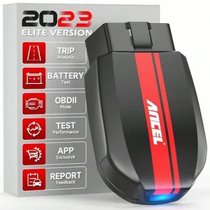 Scanner Bluetooth 5.0 OBD2 Code Reader Engine Fault Scanner Car Diagnostic Tools - Picture 1 of 26
