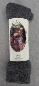 Creek Water Alpacas Socks Women Alpaca Wool Loose Top Socks Gray One Size NEW - Picture 1 of 7