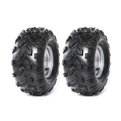 2pc Wheel Rim Tyre 18x9.5-8" ATV Quad Go kart Buggy Golf Cart Mower 18x9.50-8 - Image 1 of 4