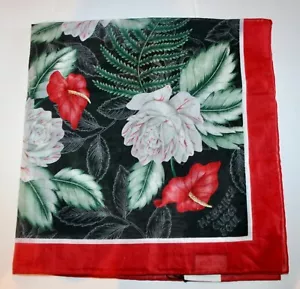 Neu Gucci Hawaii Baumwolle Blumen Schal - Bild 1 von 5