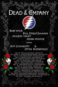 Dead & Company 2015 Tour Dates Poster Grateful Dead - Picture 1 of 1