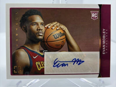 2021-22 Panini Photogenic Evan Mobley Auto Autograph RC Rookie Card #RS-MOB! - Image 1 of 2