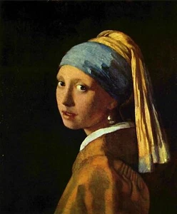 Print or Canvas -  Johannes Vermeer - The Girl with the Pearl Earing - Imagen 1 de 1