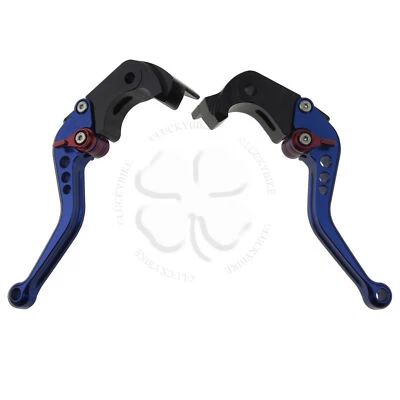 Palancas de embrague de freno CNC Shorty azules para Kawasaki Ninja ZX 14 R 06+ mango manual Foto 1 de 4