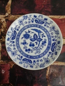 Blaue Zwiebel Dessert Brot Teller 6" 3er Set Unterglasur Japan Vintage - Bild 1 von 7