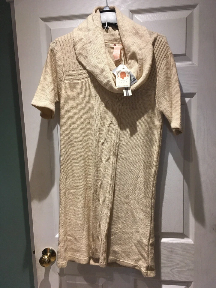 Vestido suéter de tule tamanho XL túnica - Imagem 1 de 4