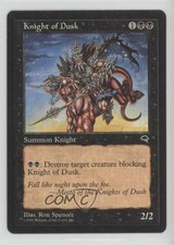 1997 Magic: The Gathering - Tempest Knight of Dusk #KNDU 00eu