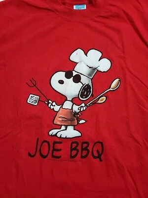Snoopy Joe BBQ Tshirt, Red, Size Large - Image 1 of 4