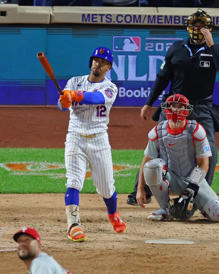 8x10 Photo FRANCISCO LINDOR New York Mets MLB NL All Star Home Run - Image 1 of 1