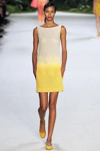 AKRIS Runway Seide bestickt Etuikleid US8 - Bild 1 von 12