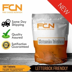 Cistanche Tubulosa 20:1 Extract 4000mg, Energy Vitality, 120 Tablets - Potent - Picture 1 of 2