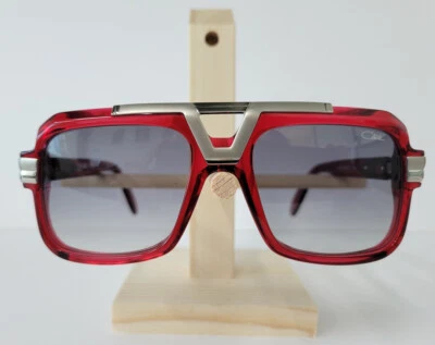 Cazal 664 Sunglasses Crystal Red Silver 004 Authentic New - Image 1 of 4