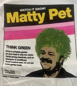 MATTY MATHESON CANADIEN CHEF "MATTY PET" Large WEISSES T-SHIRT EPOC - Bild 1 von 4