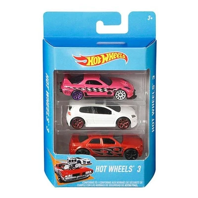 Hot Wheels 3 Car Pack, Multipack of 3 Hot Wheels Vehicles, Instant Starter Set,  - Immagine 1 di 4