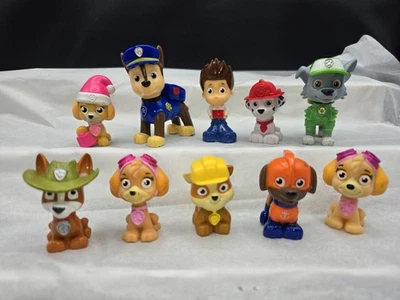Cake Topper Paw Patrol ~10~ Lote de mini figuras Chase, Ryder & Friends Lote de 10 Foto 1 de 4