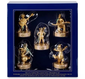 Walt Disney World 50 Aniversario Fab 50 Oro Adorno Set Figura Olaf Coco - Imagen 1 de 3