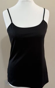 Papaya Black Silky Camisole Size 16 - Picture 1 of 4