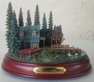 2001 Thomas Kinkade The End of a Perfect Day III Skulptur Limited Edition A3770 - Bild 1 von 4
