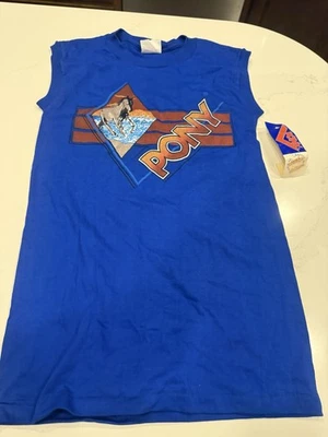 Vintage Mens 1980’s Pony Athletics Sleeveless Shirt- Small - New - Image 1 of 4