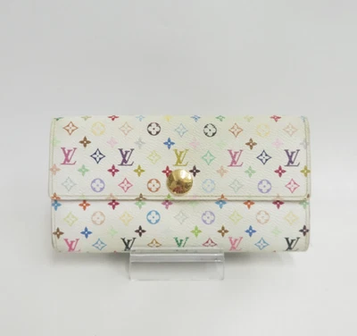 LOUIS VUITTON Monogram Multicolor Portefeuille Sarah Long Wallet F#47522 - Image 1 of 4