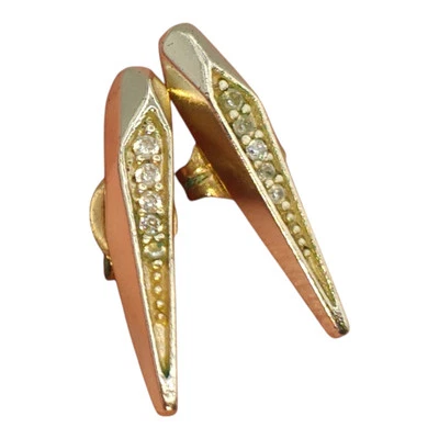 Pendientes Kendra Scott Montgomery chapados en oro Foto 1 de 4