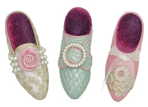 3 Schuh Nadelkissen viktorianische Absätze RUSS zeitlose Akzente - Bild 1 von 5