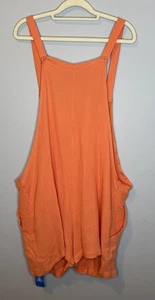 Cupshe Strampler XL Orange Quadratischer Ausschnitt Weites Bein Neu Extra Large - Bild 1 von 6