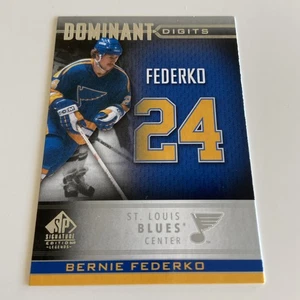 NHL Card-Bernie Federko-Dominant Digits-SPSE Legends 2020-21-Blues - Bild 1 von 2