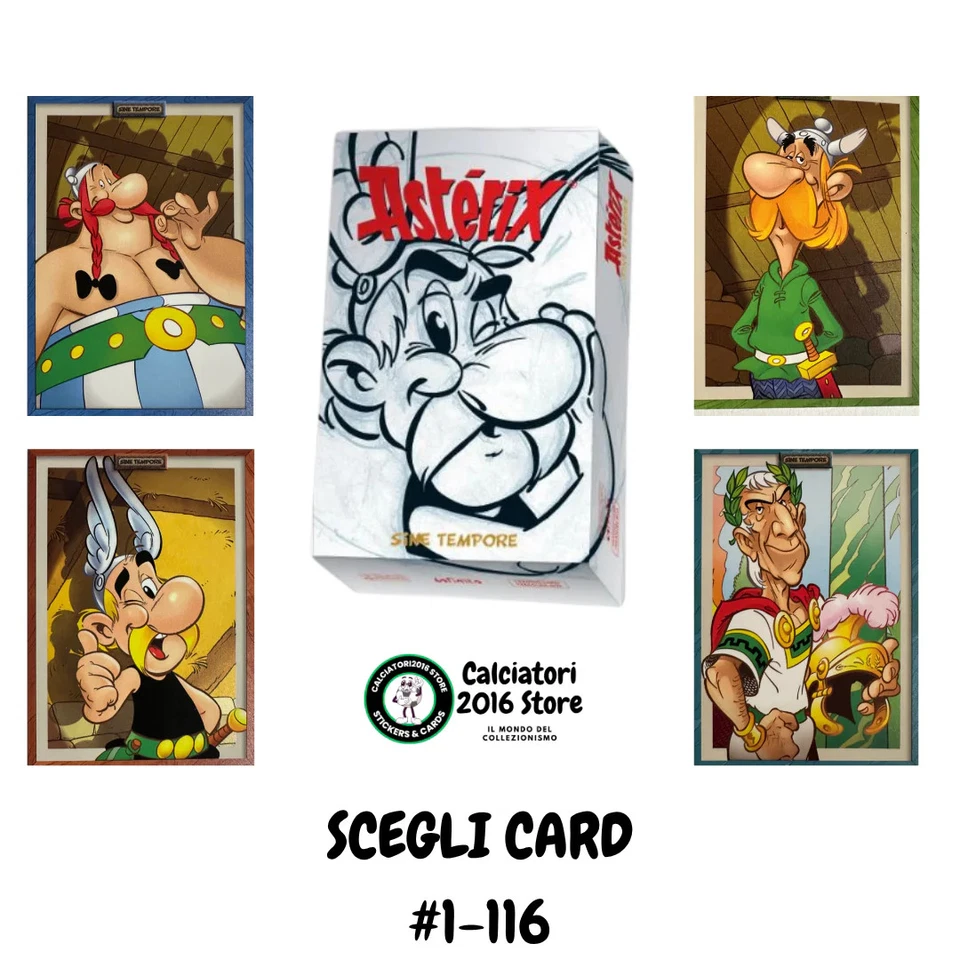 Asterix Sine Tempore Panini Treasure Box - Scegli Choose Card 1-116